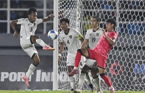 Thua Hàn Quốc, Indonesia lỡ hẹn với U23 châu Á 2026