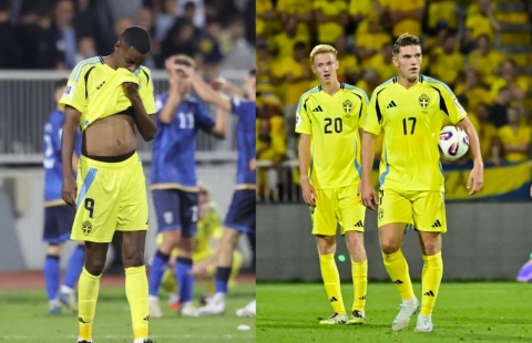 Song sát Isak - Gyokeres 'tịt ngòi', Thụy Điển nguy cơ tạm biệt World Cup 2026