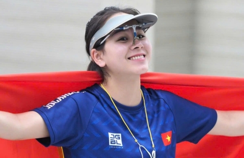 Xạ thủ Trịnh Thu Vinh không góp mặt trong top 10 thế giới