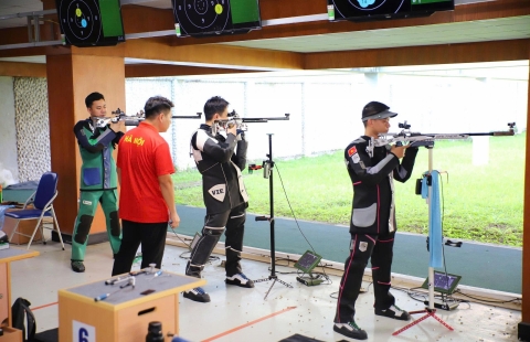 Đội tuyển bắn súng Việt Nam nhận chỉ tiêu giành 7 HCV tại SEA Games 33