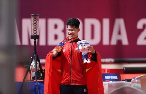 Lực sĩ Việt Nam quyết tâm 'gặt vàng' tại SEA Games 33