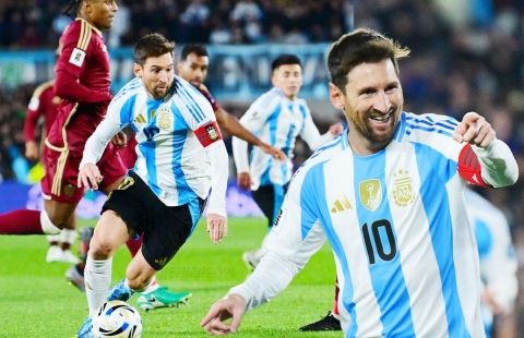 Messi nhận 'điểm 10' ở trận cuối tại Argentina