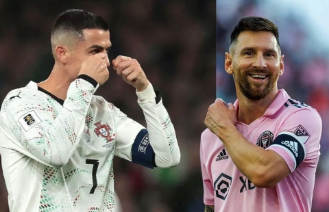 Piers Morgan nhắc tới Messi để bảo Ronaldo sau tấm thẻ đỏ