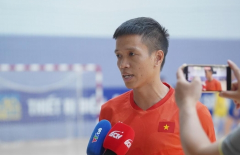 ĐT futsal Việt Nam rèn thể lực trước ngày dự SEA Games