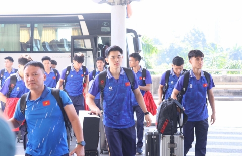 U22 Việt Nam lên đường sang Thái Lan dự SEA Games 33