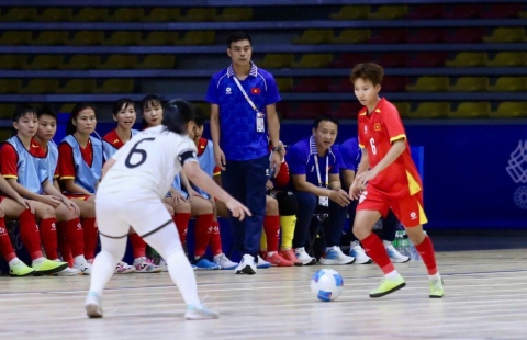 HLV futsal nữ Việt Nam chỉ thẳng lý do giành được HCV SEA Games