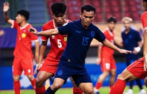 Trực tiếp U23 Campuchia 0-1 U23 Lào: Bất ngờ xảy ra