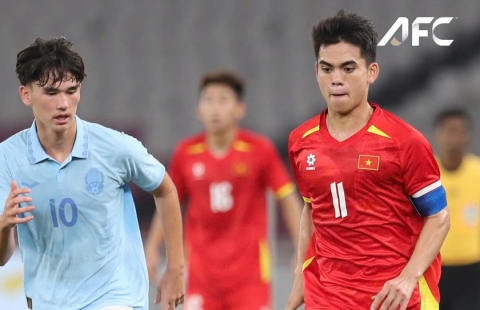 AFC thốt lên 1 điều sau khi U23 Việt Nam đánh bại Campuchia