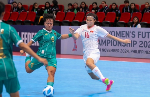 Trực tiếp futsal nữ Việt Nam vs Indonesia, 16h30 hôm nay 18/12