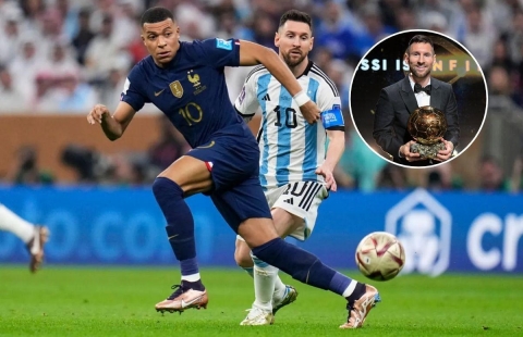 Mbappe: 'Chung kết 2022 kết thúc là tôi biết Messi thắng Quả bóng Vàng'