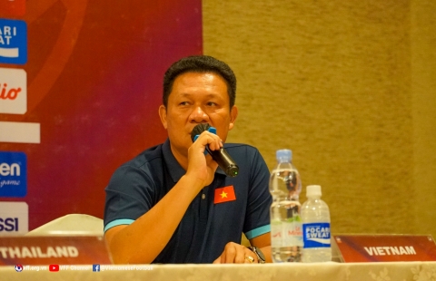 HLV U16 Việt Nam: ‘Chúng tôi là thánh nhân nếu thắng được Indonesia’