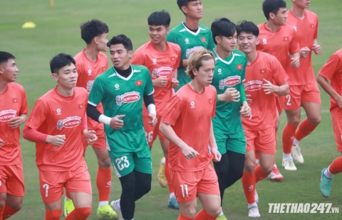 U23 Việt Nam tập bài không thể thiếu trước khi sang Indonesia