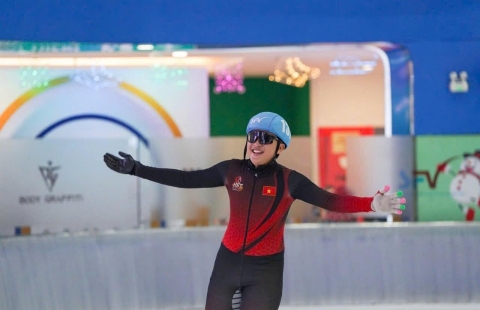 Nguyễn Phúc Gia Hưng: Tài năng trẻ sáng giá của trượt băng Việt Nam