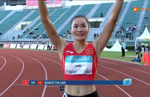 Quách Thị Lan mang về HCV thứ 6 cho điền kinh Việt Nam