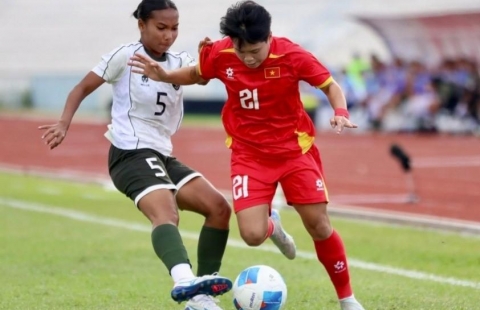 Thua đậm Việt Nam, tuyển nữ Indonesia vẫn nuôi hy vọng có huy chương