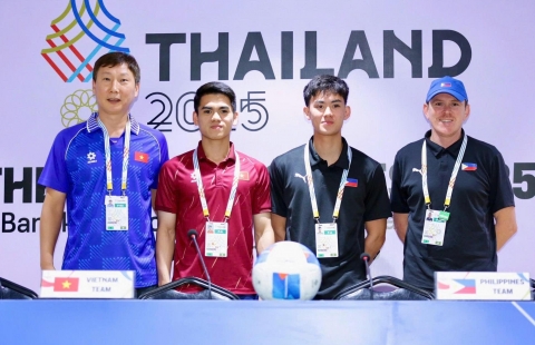 Tiền vệ ngôi sao của Philippines tự tin 'đọc bài' của U22 Việt Nam