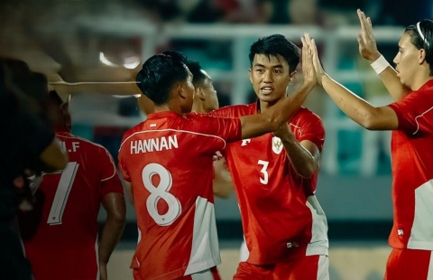 U23 Indonesia thắng trận đầu tiên tại VL U23 châu Á