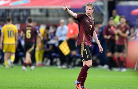 De Bruyne nhận điểm 10 tròn trĩnh tại VL World Cup