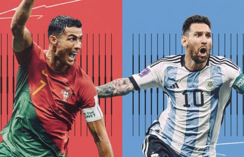 Kỷ lục gia World Cup vinh danh Messi và Ronaldo
