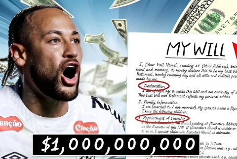 Neymar bất ngờ nhận di chúc thừa kế 1 tỷ USD từ người lạ