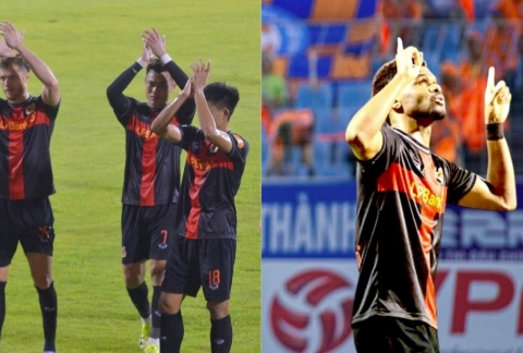 Gustavo lập cú đúp, Ninh Bình ngược dòng thắng Đà Nẵng trên đất khách