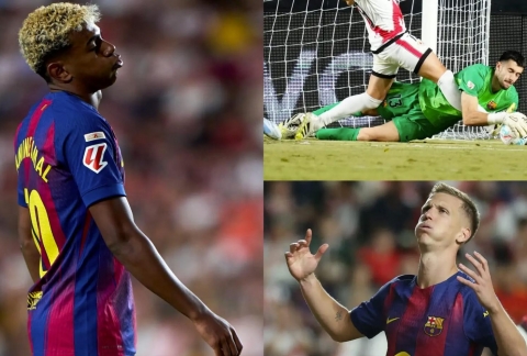 Yamal tỏa sáng, Barca vẫn mất điểm trước Rayo Vallecano