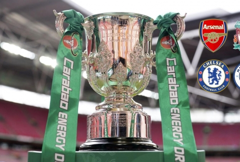 Kết quả bốc thăm vòng 4 Carabao Cup: Man City nhẹ gánh, Arsenal và Liverpool đối diện thách thức