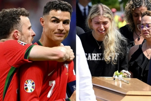 Ronaldo giải thích 2 lý do không dự tang lễ Diogo Jota