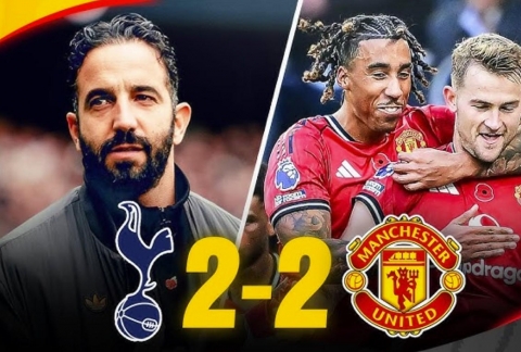 Ruben Amorim: 'Nếu can đảm hơn, MU đã thắng Tottenham'
