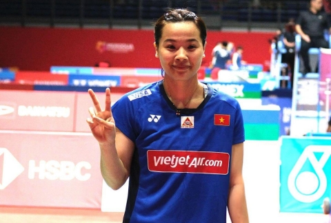 Trực tiếp cầu lông Nguyễn Thùy Linh 0-0 Line Christophersen: Khởi đầu khó khăn