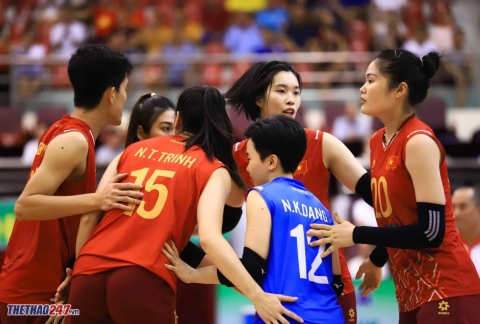 Trực tiếp bóng chuyền nữ Việt Nam 2-0 Philippines: Tiến sát chiến thắng