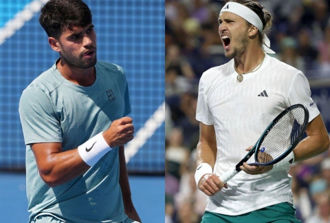 Trực tiếp tennis Carlos Alcaraz 0-0 Alexander Zverev: Carlitos vượt lên