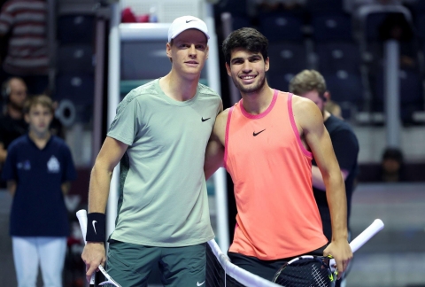 Trực tiếp tennis Jannik Sinner 0-0 Carlos Alcaraz: Tổng thống Mỹ Donald Trump dự khán
