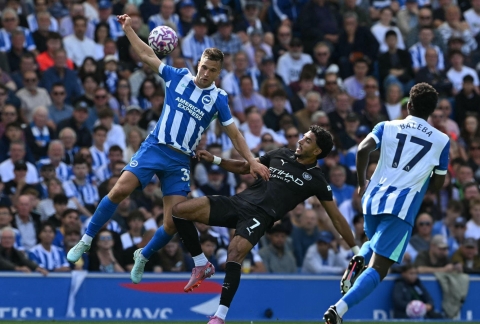 Trực tiếp Man City 1-0 Brighton: Haaland mở điểm