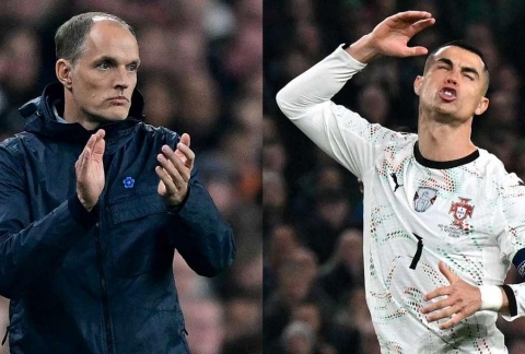 HLV Thomas Tuchel: 'Hy vọng ĐT Anh đừng bắt chước Ronaldo'