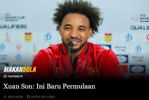 Xuân Son bất ngờ gây sốt trên mặt báo thể thao Malaysia