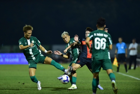 Trực tiếp Ninh Bình 0-0 Bình Phước: Chặt chẽ