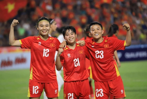 Huỳnh Như vẫn tịt ngòi, ĐT nữ Việt Nam lại thắng đậm 6-0