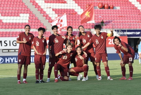 Trực tiếp nữ Campuchia 0-3 nữ Thái Lan: Áp đảo
