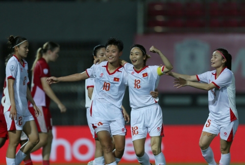 Thắng đậm 7-0 Indonesia, Việt Nam sớm vào bán kết AFF Cup nữ 2025
