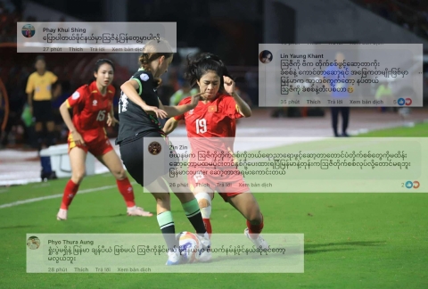 CĐV Myanmar: 'Quá may khi Việt Nam không vào chung kết'