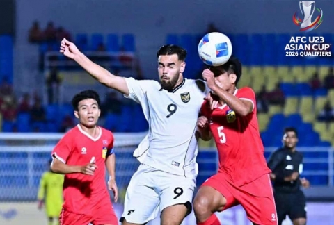 Lào tạo địa chấn trước U23 Indonesia ở vòng loại châu Á