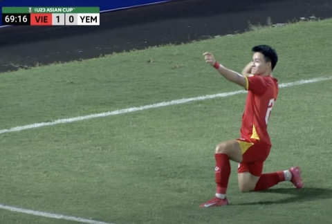 Trực tiếp U23 Việt Nam 1-0 U23 Yemen: Bùng nổ