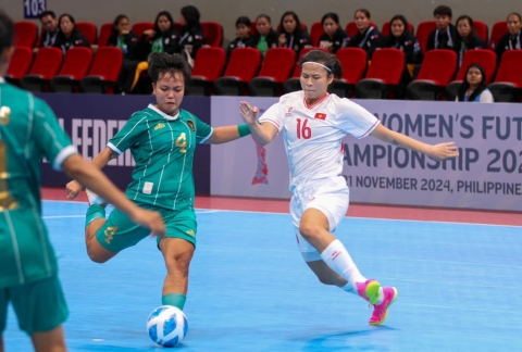 Trực tiếp futsal nữ Việt Nam vs Indonesia, 16h30 hôm nay 18/12