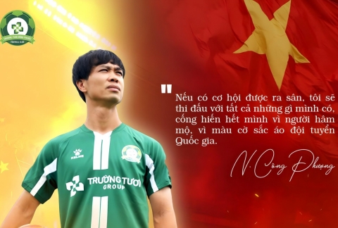 Công Phượng nói thật lòng khi được trở lại ĐT Việt Nam