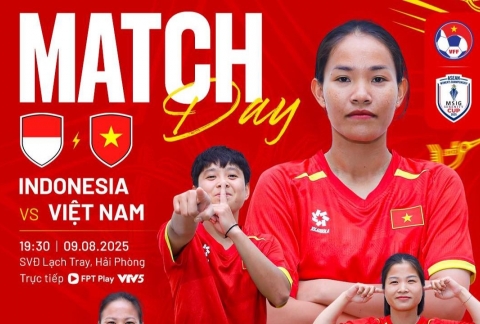 Trực tiếp Việt Nam 2-0 Indonesia: Hot girl Hoàng Loan lập công
