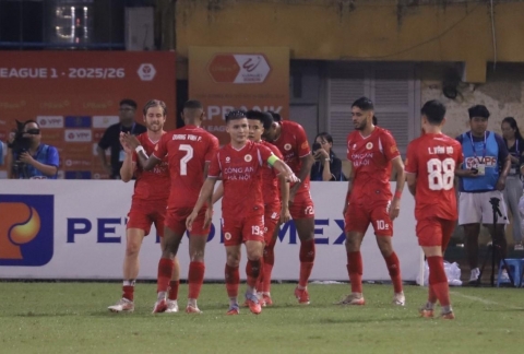 Trực tiếp CAHN 1-0 Hà Nội: Áp đảo hoàn toàn
