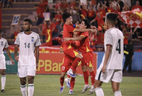 Trực tiếp U23 Việt Nam 1-0 U23 Bangladesh: Ngọc Mỹ mở tỉ số sớm