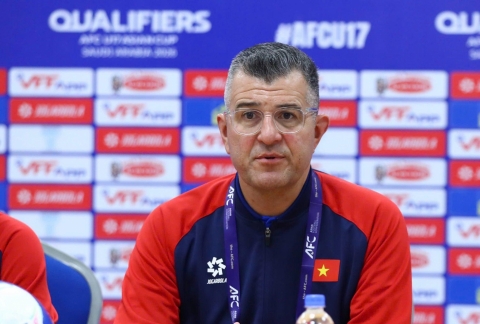 HLV Roland hết lời khen ngợi U17 Việt Nam sau 3 trận thắng liên tiếp