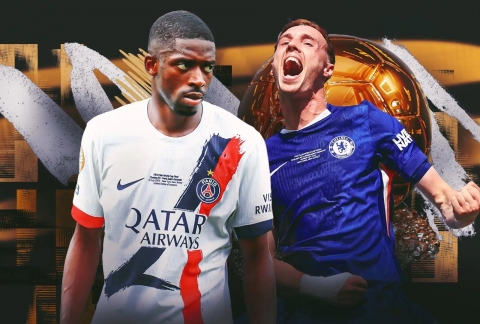 Cuộc đua Quả bóng Vàng 2025: Dembele tụt xuống thứ 4, bất ngờ top 1